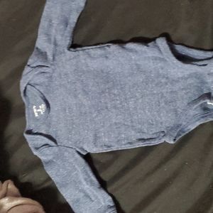 Carters blue long sleeve onesie in great condition